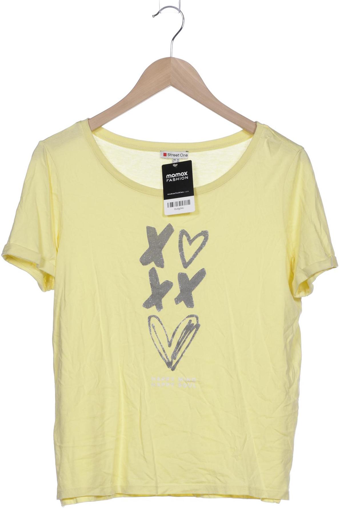

Street One Damen T-Shirt, gelb, Gr. 38