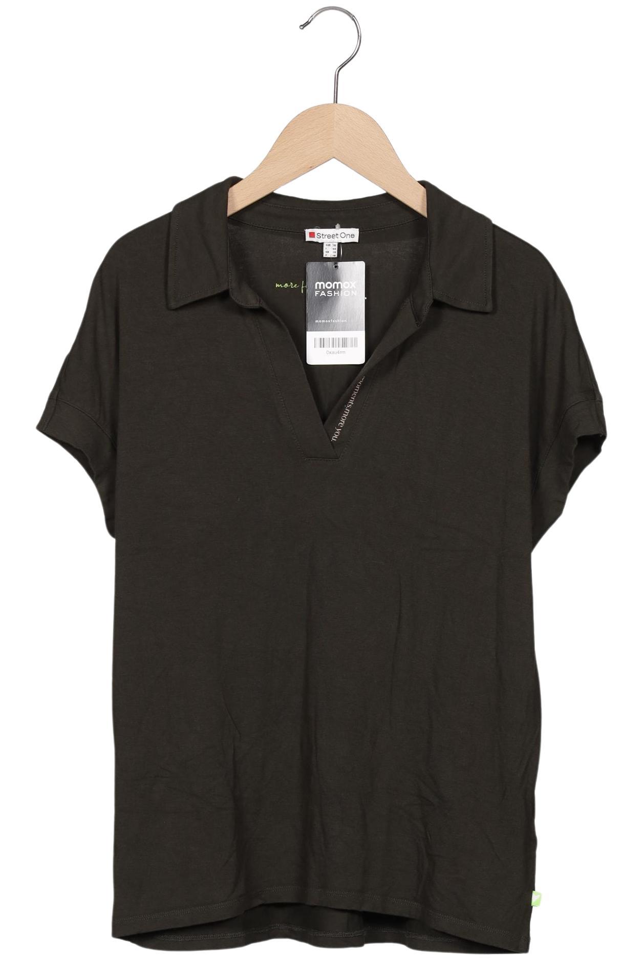 

Street One Damen Poloshirt, grün, Gr. 36