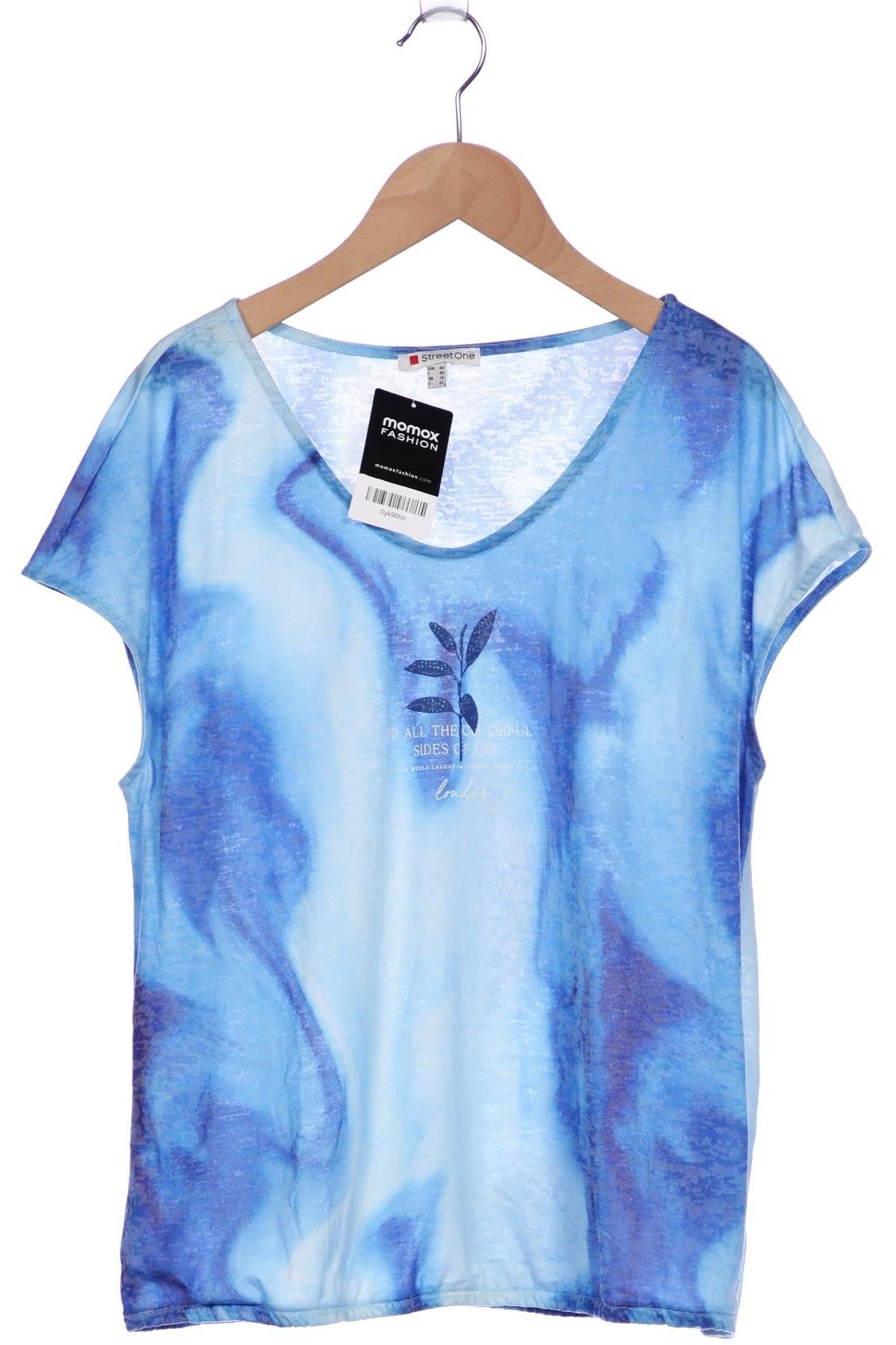 

Street One Damen T-Shirt, blau, Gr. 40