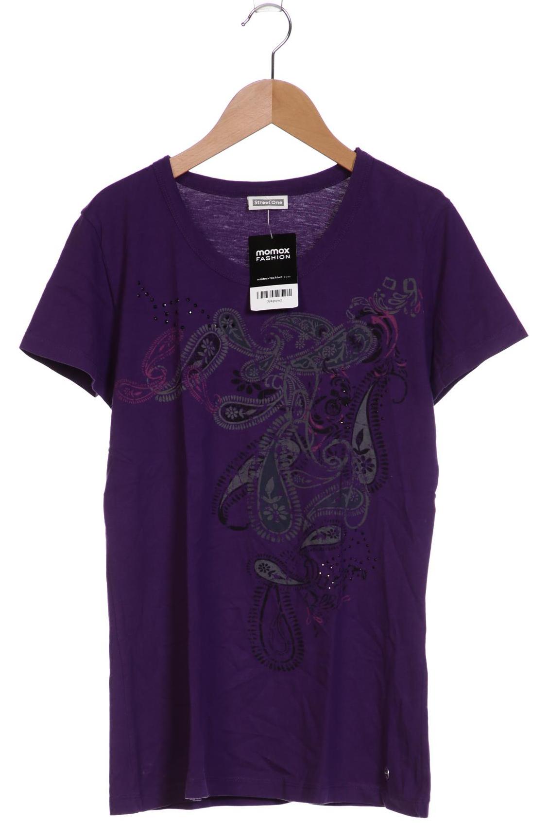 

Street One Damen T-Shirt, flieder, Gr. 42