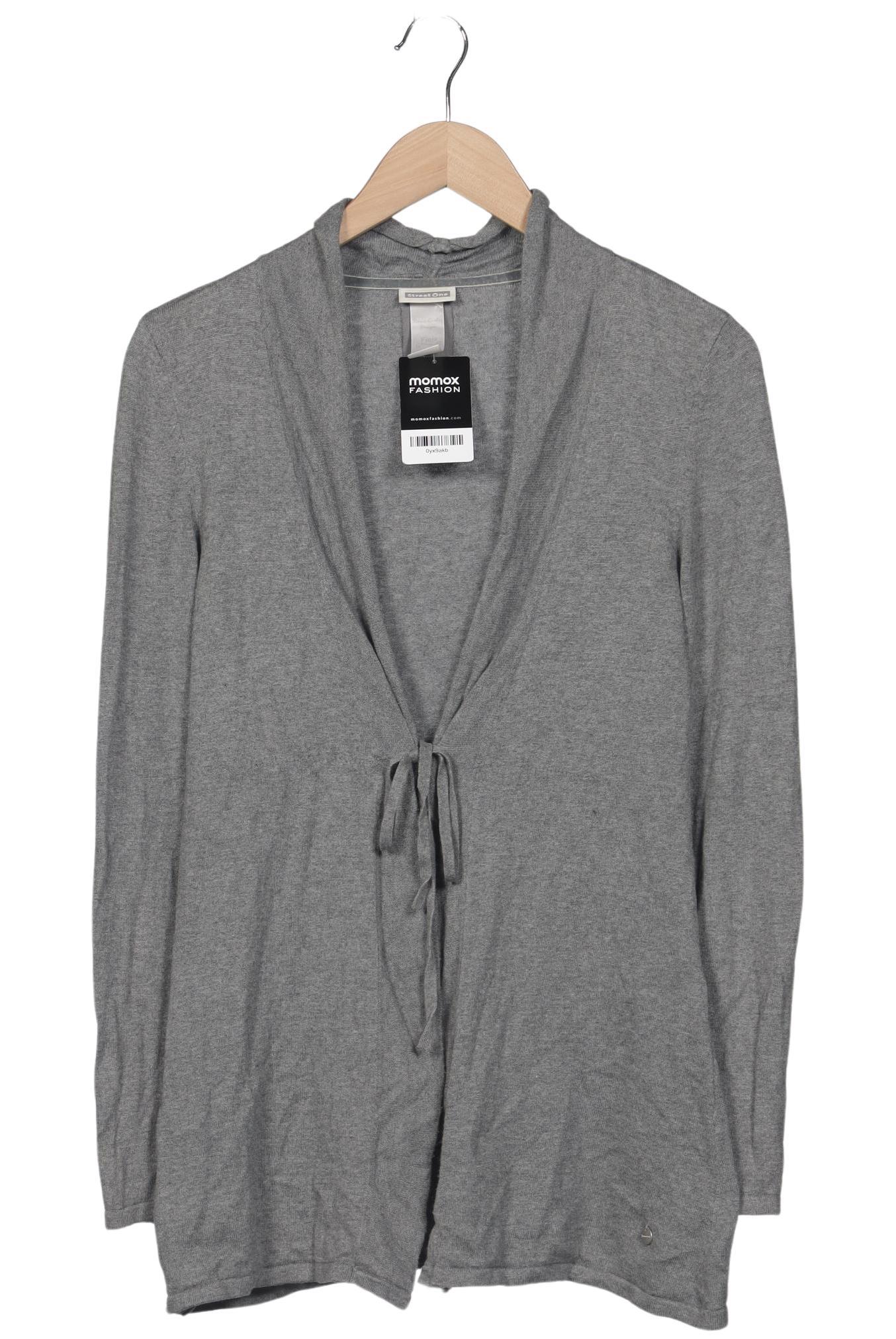

Street One Damen Strickjacke, grau, Gr. 40
