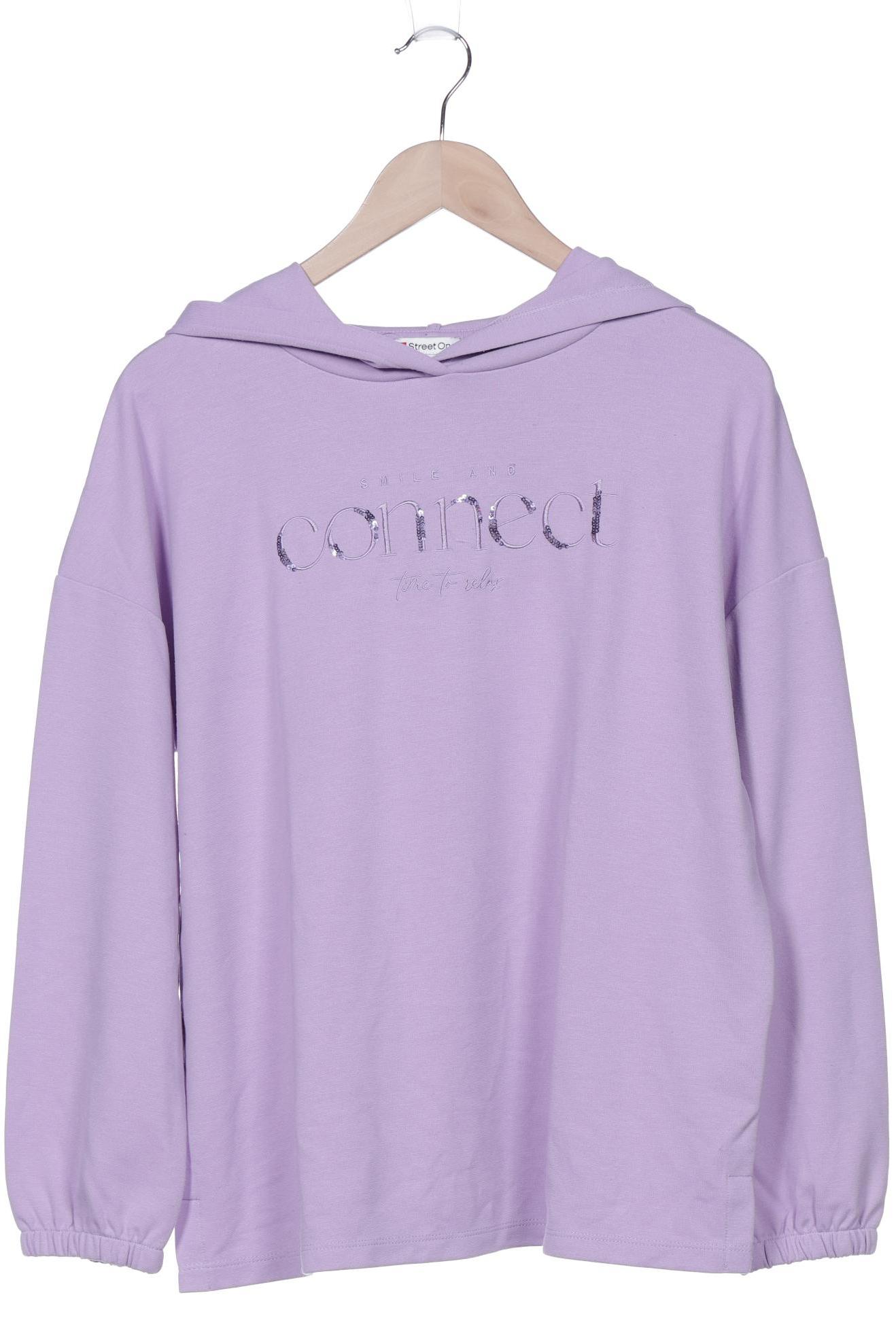 

Street One Damen Kapuzenpullover, flieder, Gr. 40