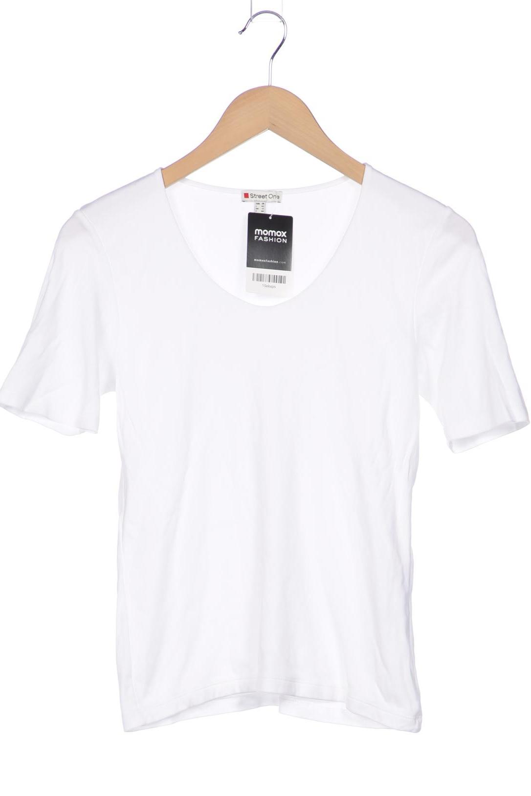

Street One Damen T-Shirt, weiß, Gr. 38