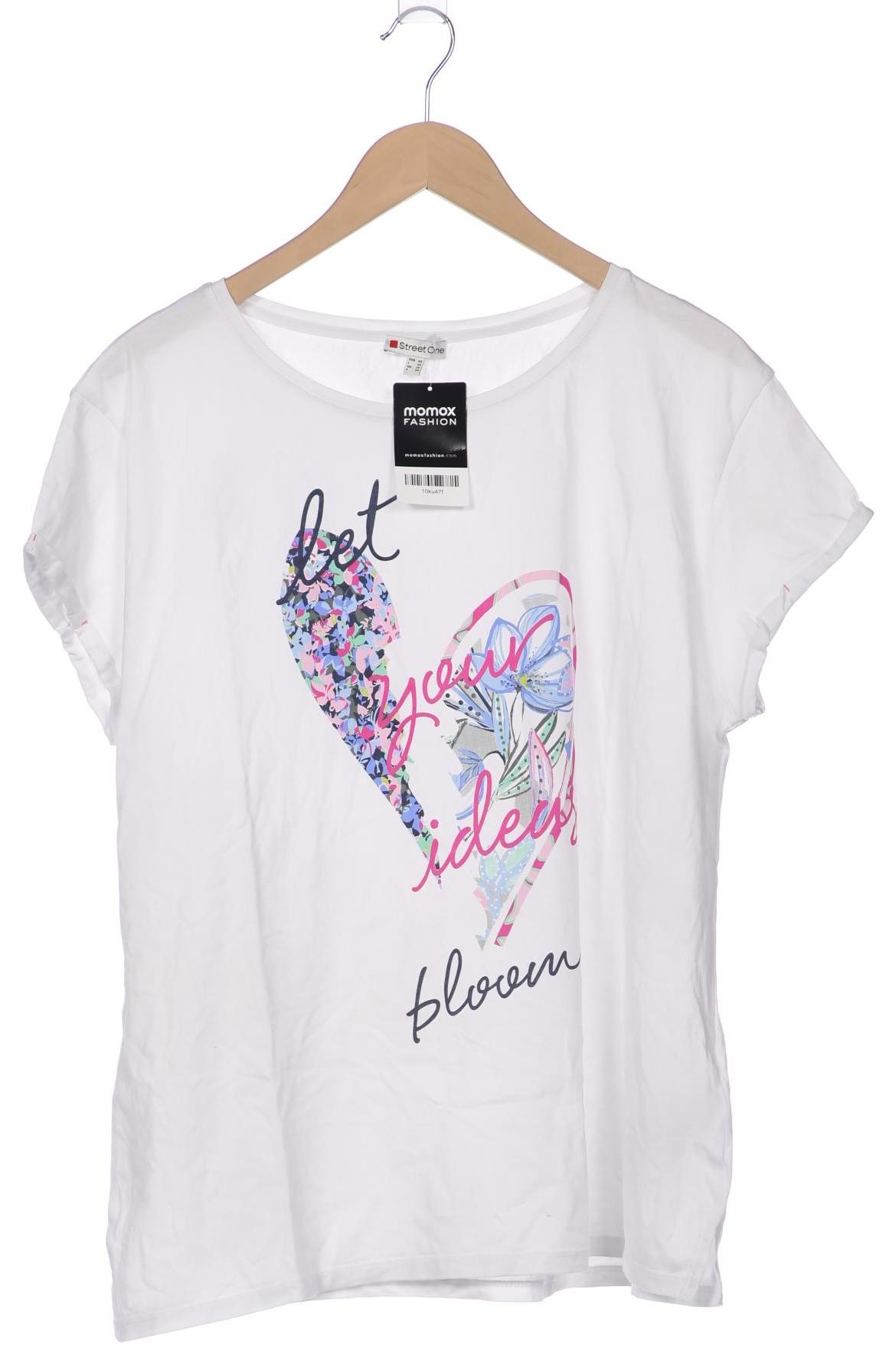 

Street One Damen T-Shirt, weiß, Gr. 46