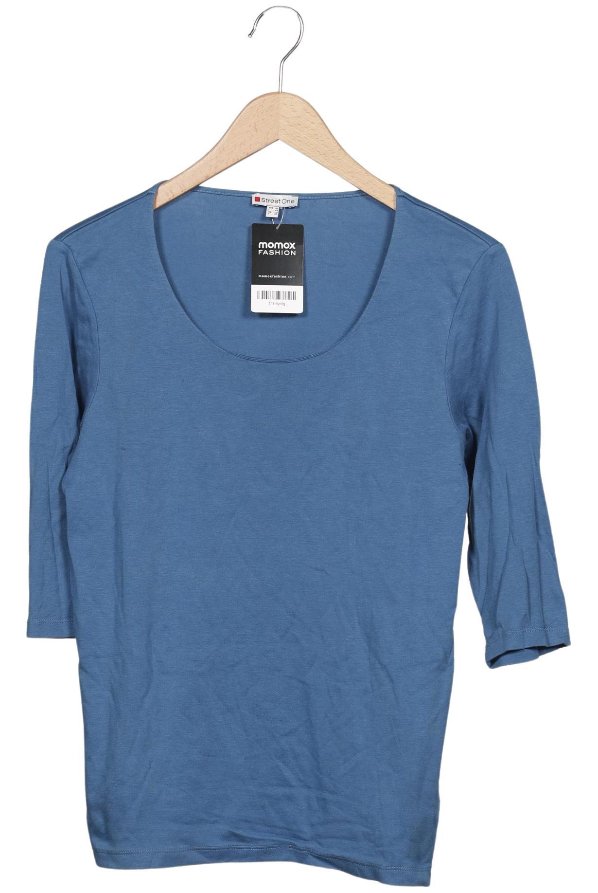 

Street One Damen Langarmshirt, blau, Gr. 42