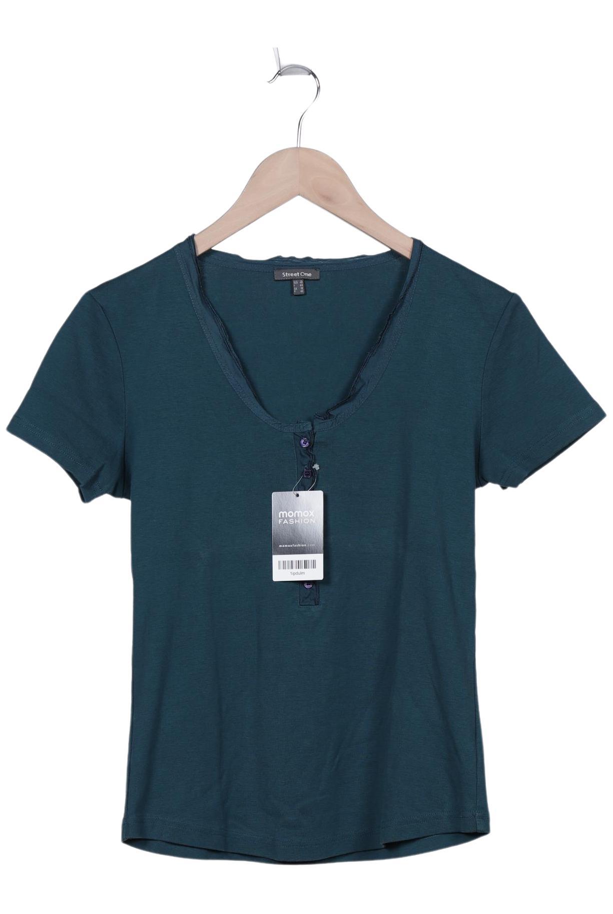 

Street One Damen T-Shirt, türkis, Gr. 40