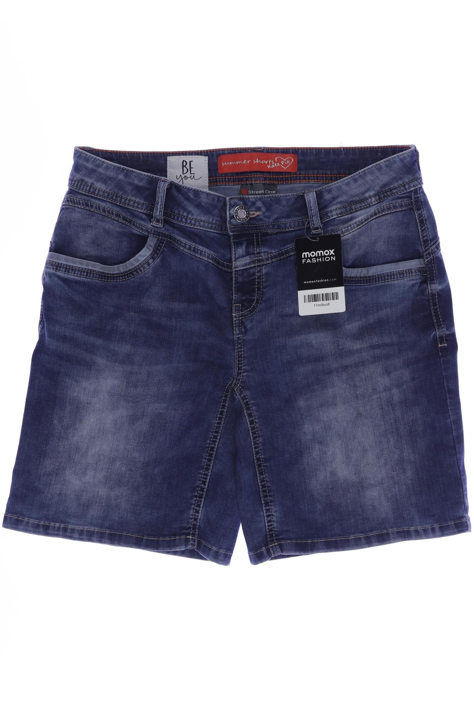 

Street One Damen Shorts, blau, Gr. 27