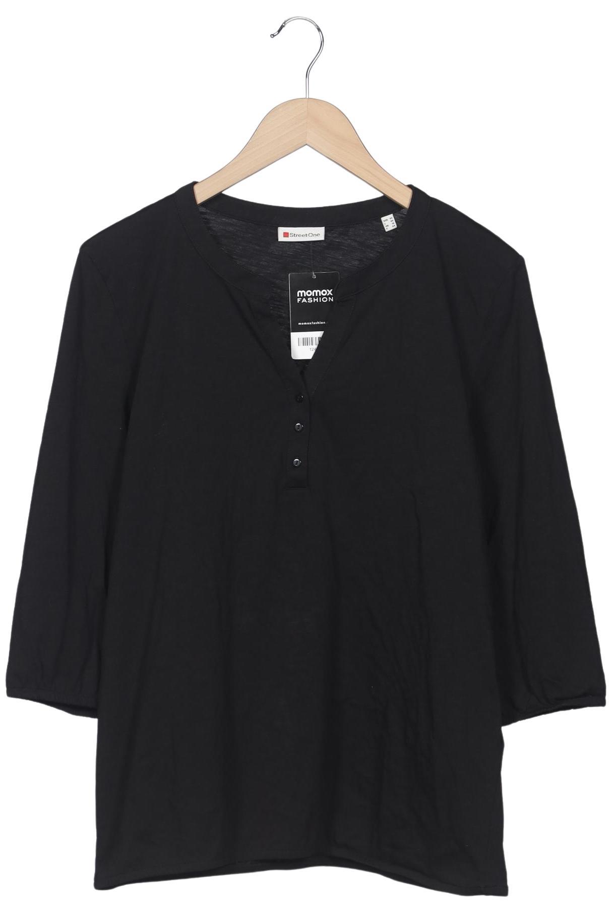 

Street One Damen Langarmshirt, schwarz, Gr. 42