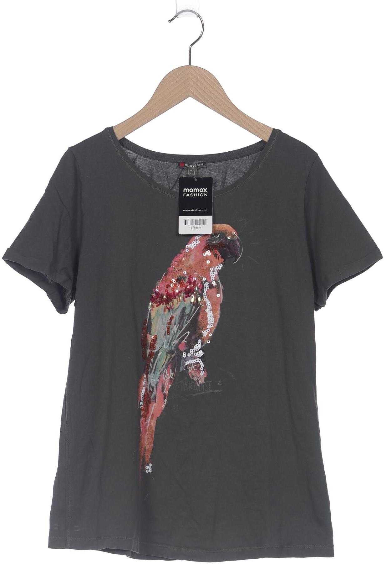 

Street One Damen T-Shirt, grau, Gr. 38