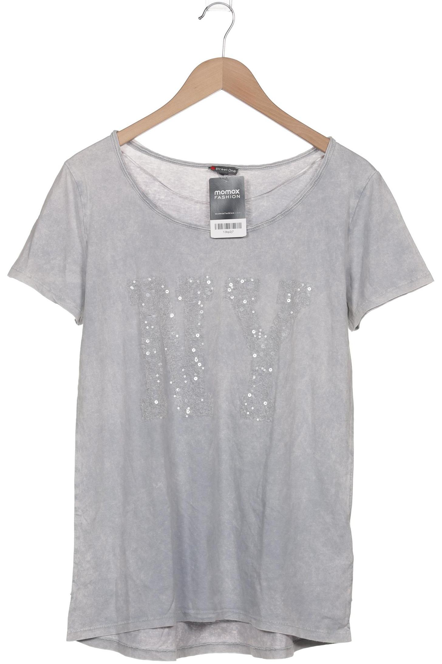 

Street One Damen T-Shirt, grau, Gr. 40