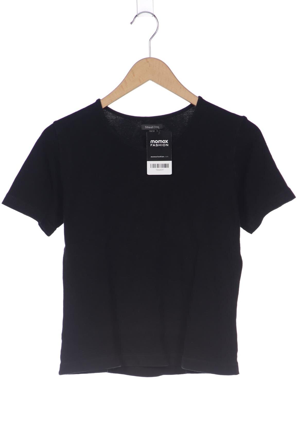 

Street One Damen T-Shirt, schwarz, Gr. 38