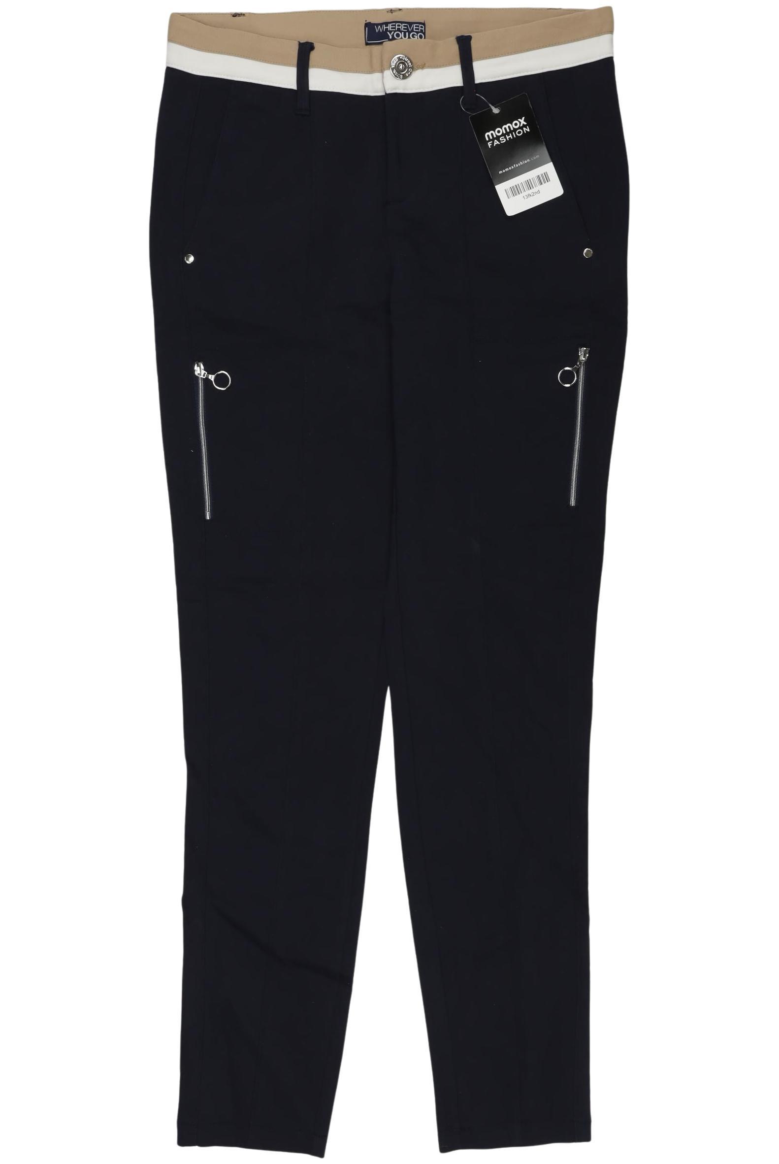 

Street One Damen Stoffhose, marineblau, Gr. 34