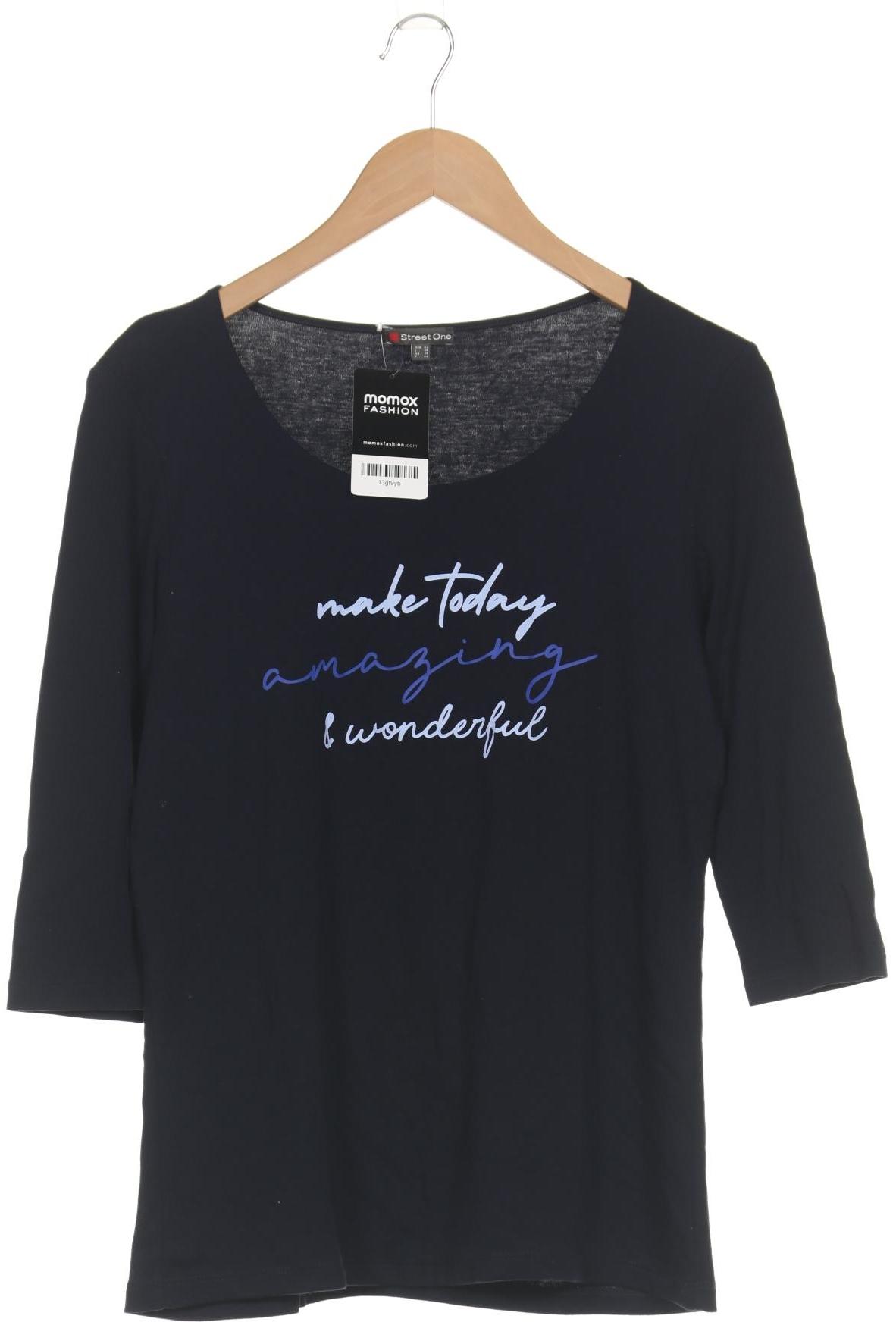 

Street One Damen T-Shirt, marineblau, Gr. 42