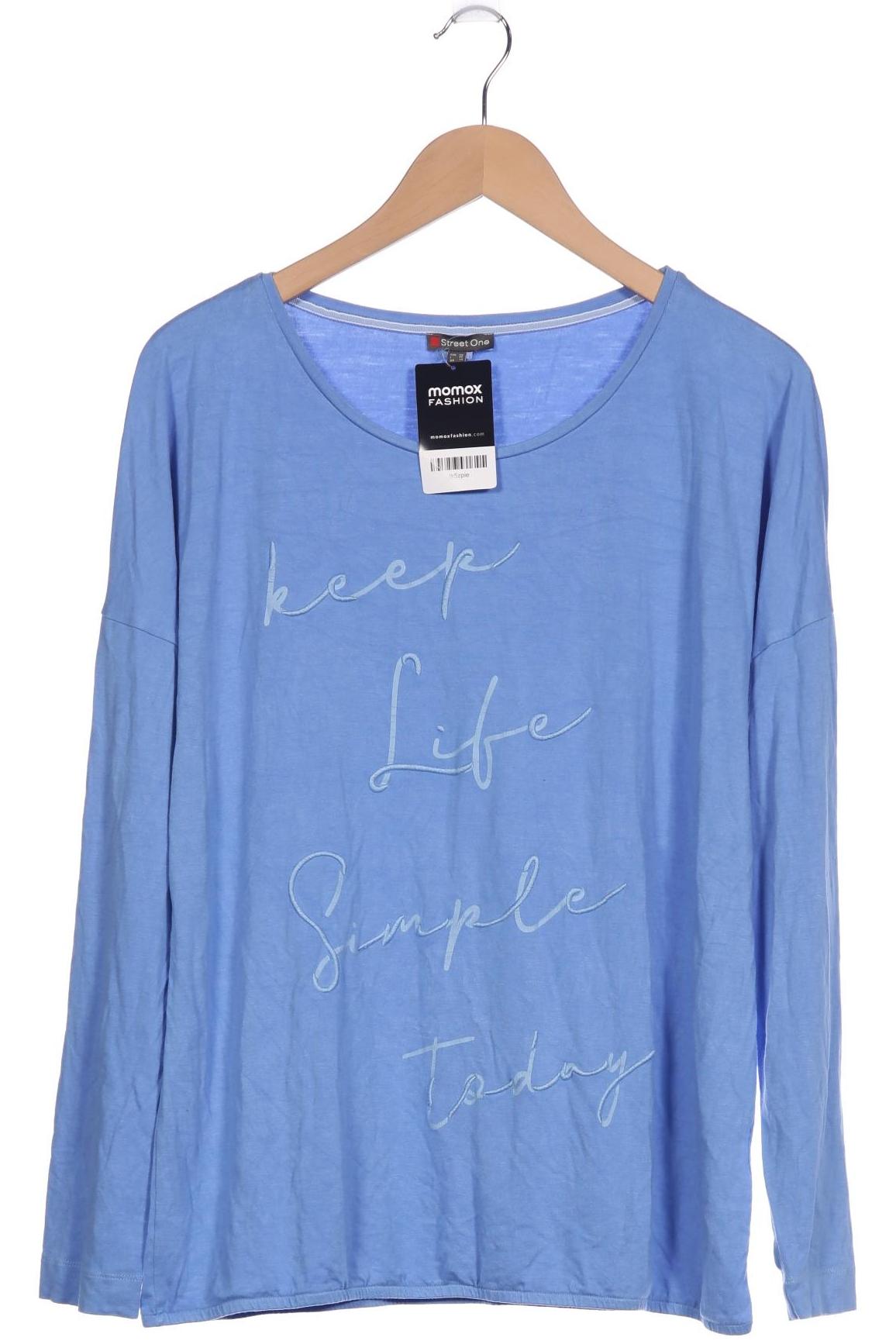 

Street One Damen Langarmshirt, blau, Gr. 40