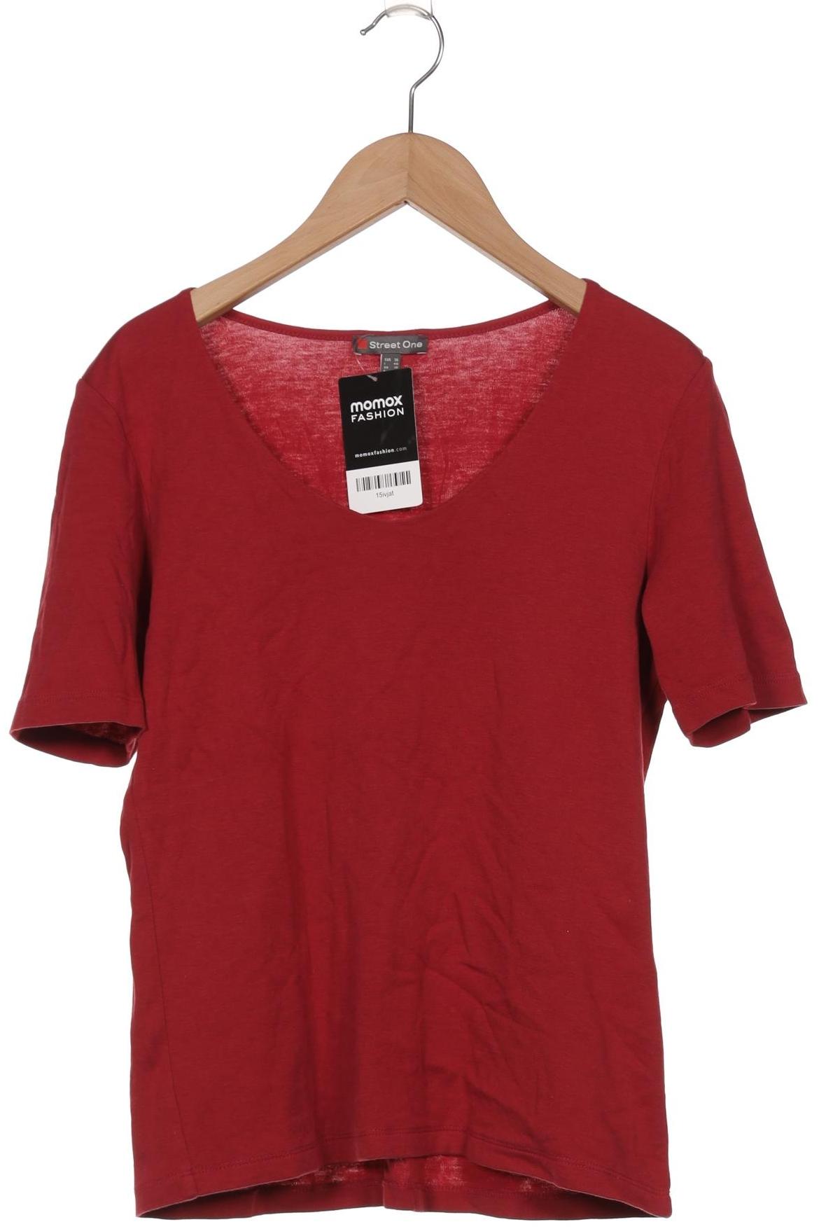

Street One Damen T-Shirt, rot, Gr. 36