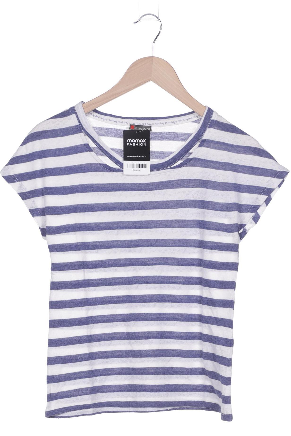 

Street One Damen T-Shirt, blau, Gr. 34