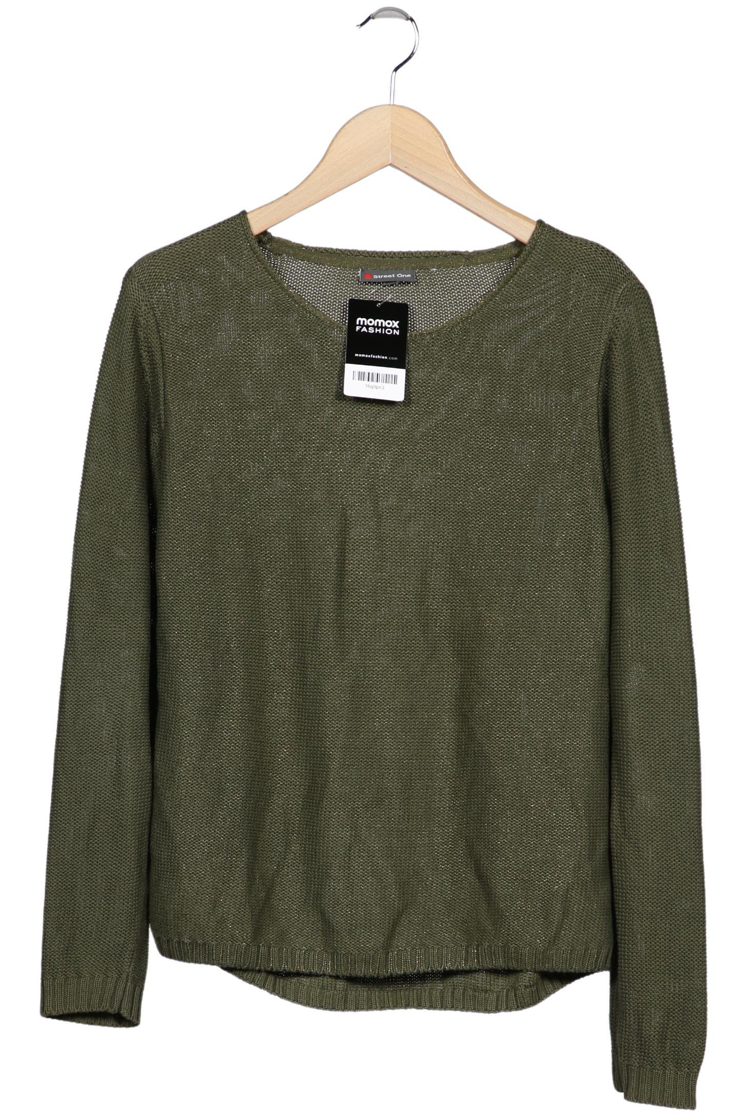 

Street One Damen Pullover, grün, Gr. 38