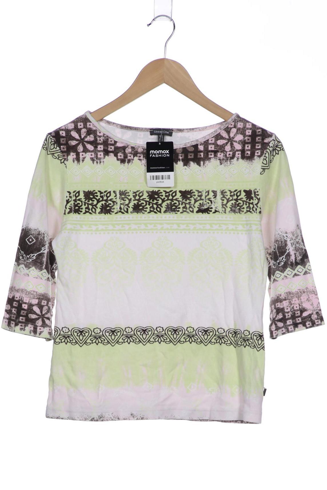 

Street One Damen Langarmshirt, hellgrün, Gr. 42