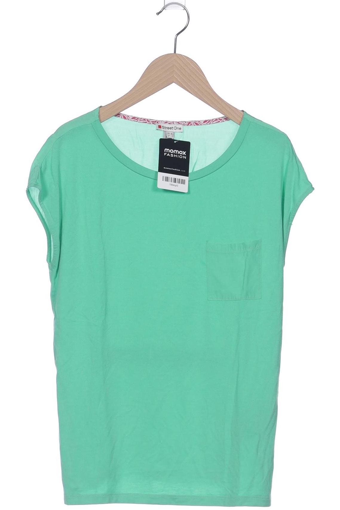 

Street One Damen T-Shirt, hellgrün, Gr. 34