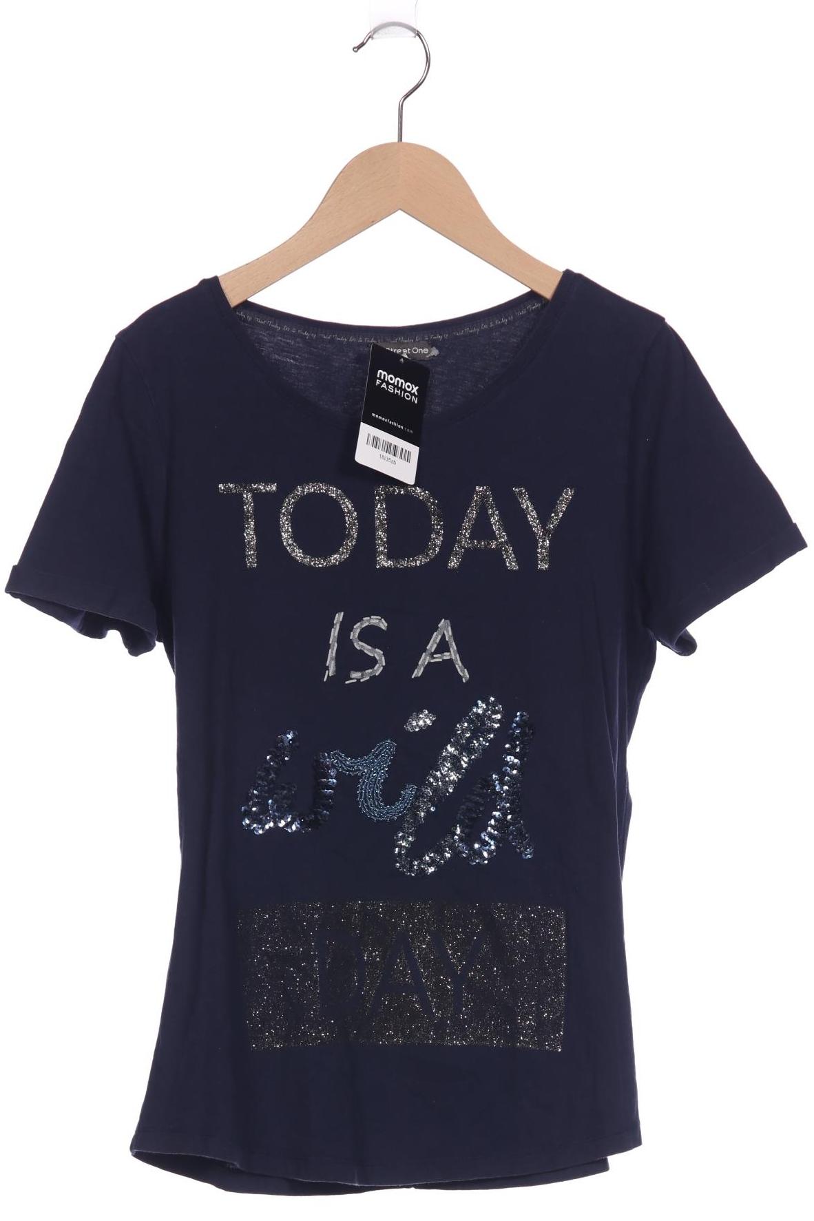 

Street One Damen T-Shirt, marineblau, Gr. 36