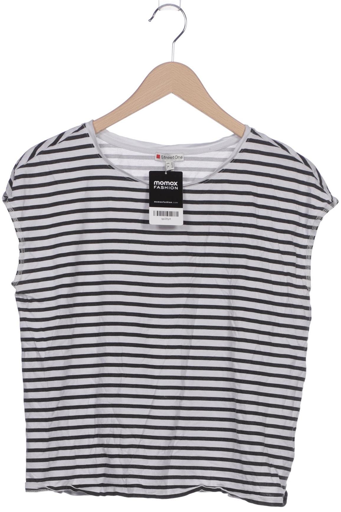 

Street One Damen T-Shirt, weiß, Gr. 38