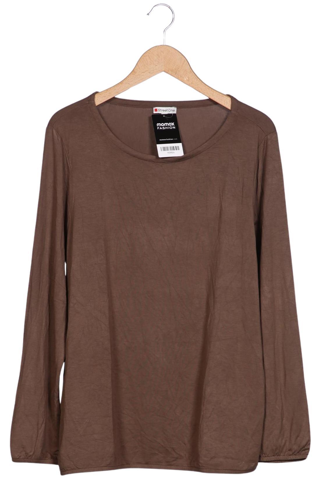 

Street One Damen Langarmshirt, braun, Gr. 44