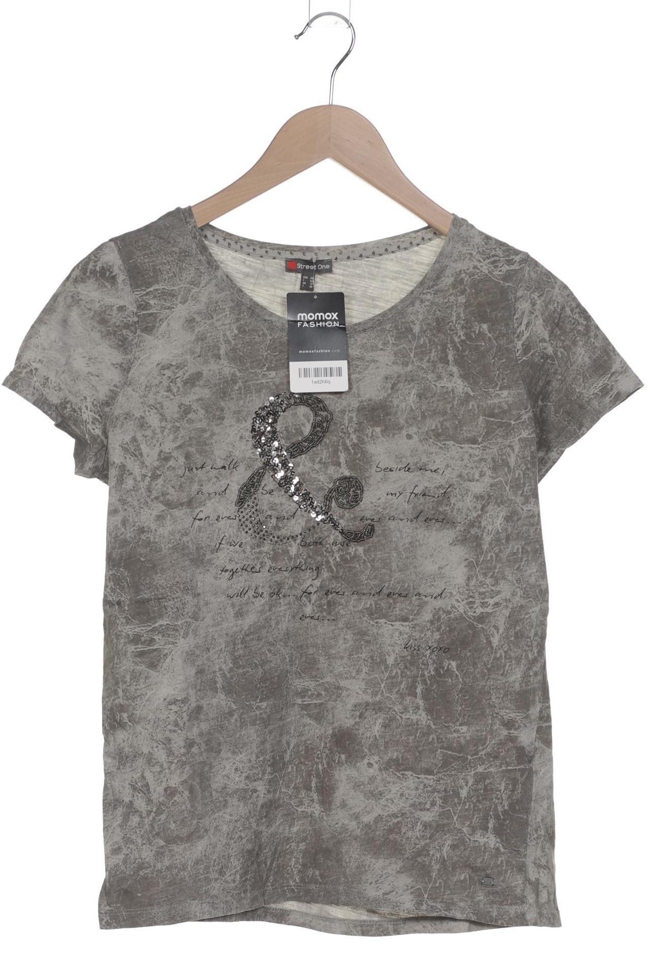 

Street One Damen T-Shirt, grau, Gr. 38