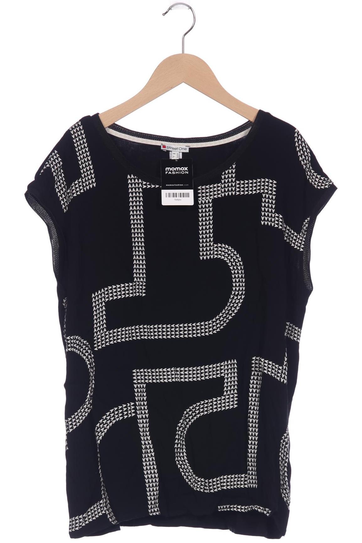 

Street One Damen T-Shirt, schwarz, Gr. 44