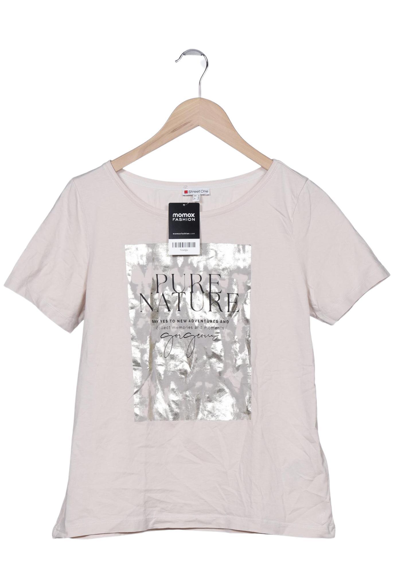 

Street One Damen T-Shirt, cremeweiß, Gr. 36