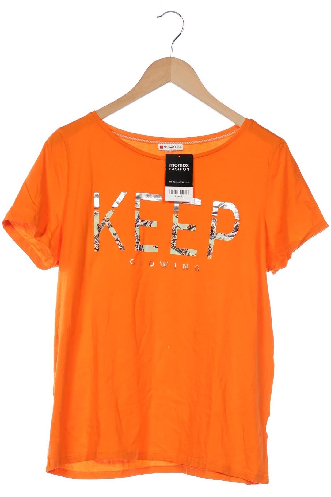 

Street One Damen T-Shirt, orange, Gr. 44
