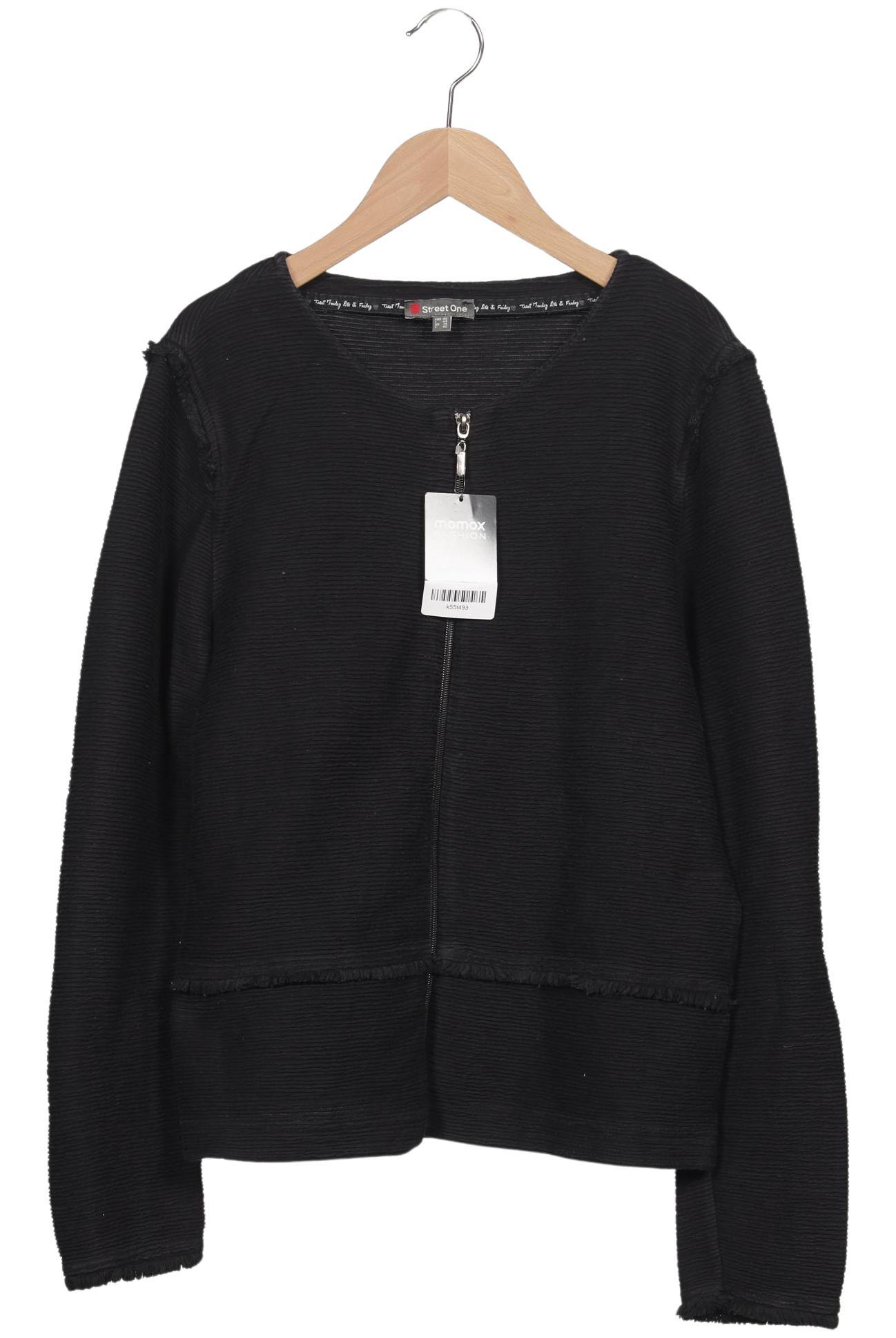 

Street One Damen Strickjacke, schwarz, Gr. 40