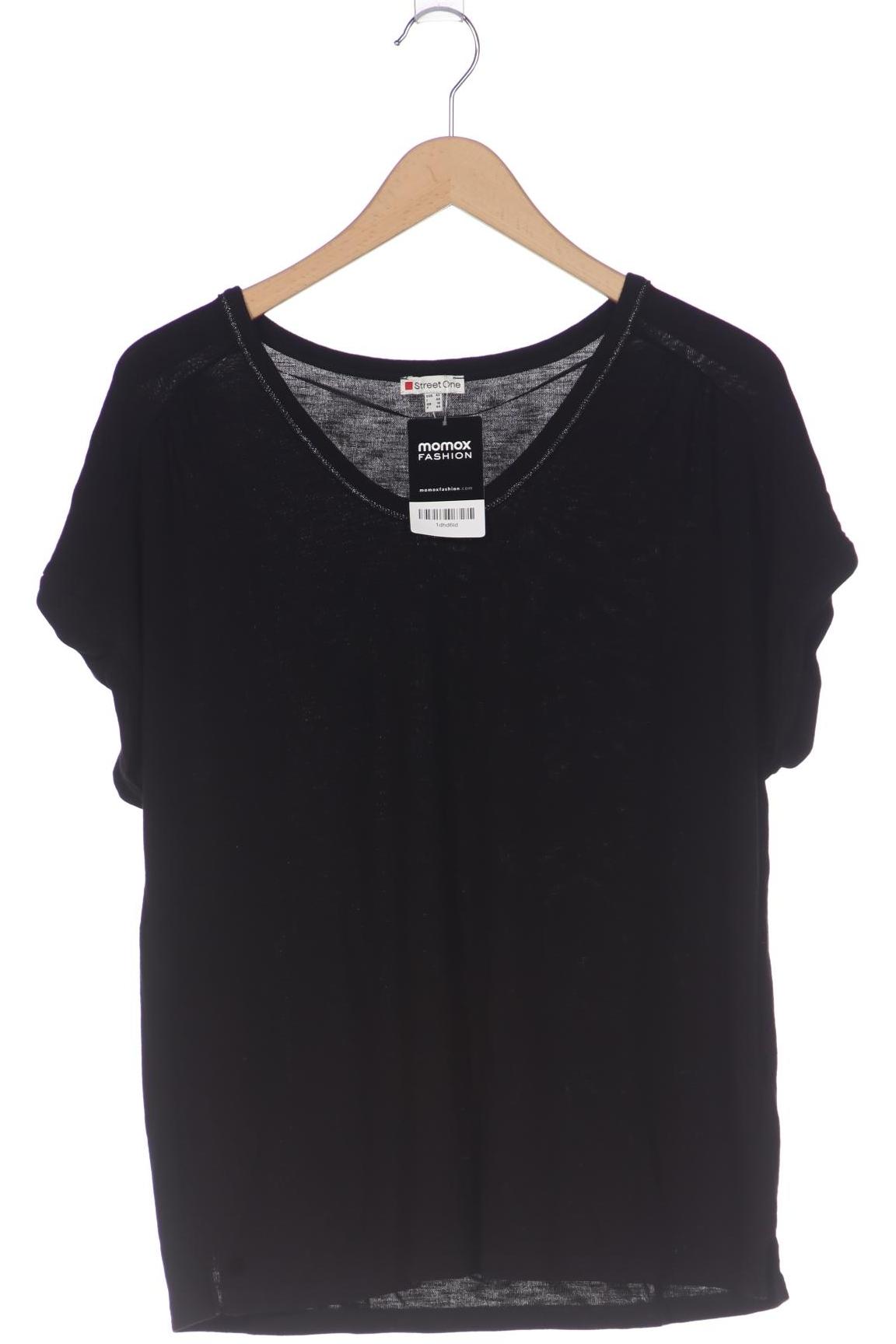 

Street One Damen T-Shirt, schwarz, Gr. 42