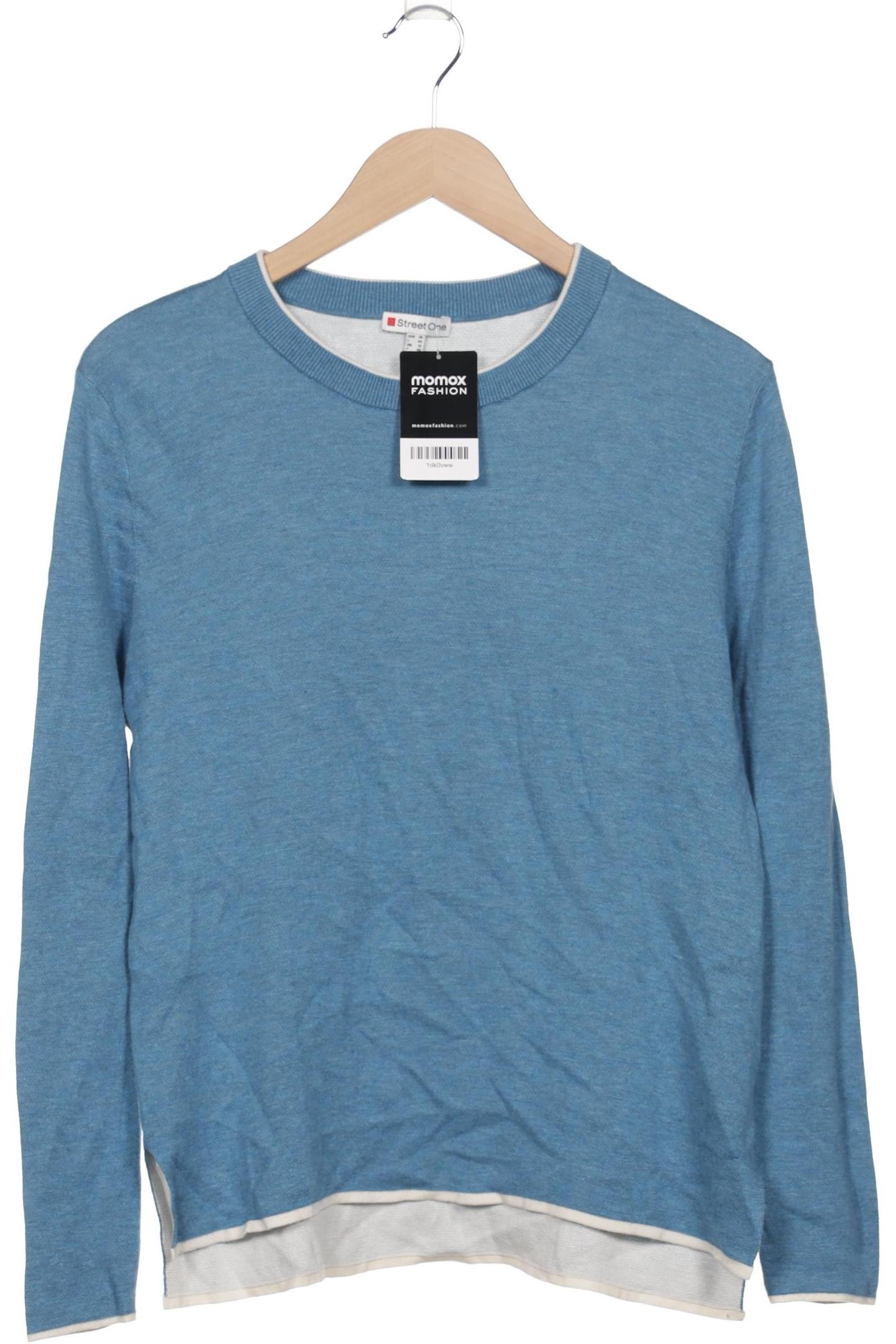 

Street One Damen Pullover, blau, Gr. 38