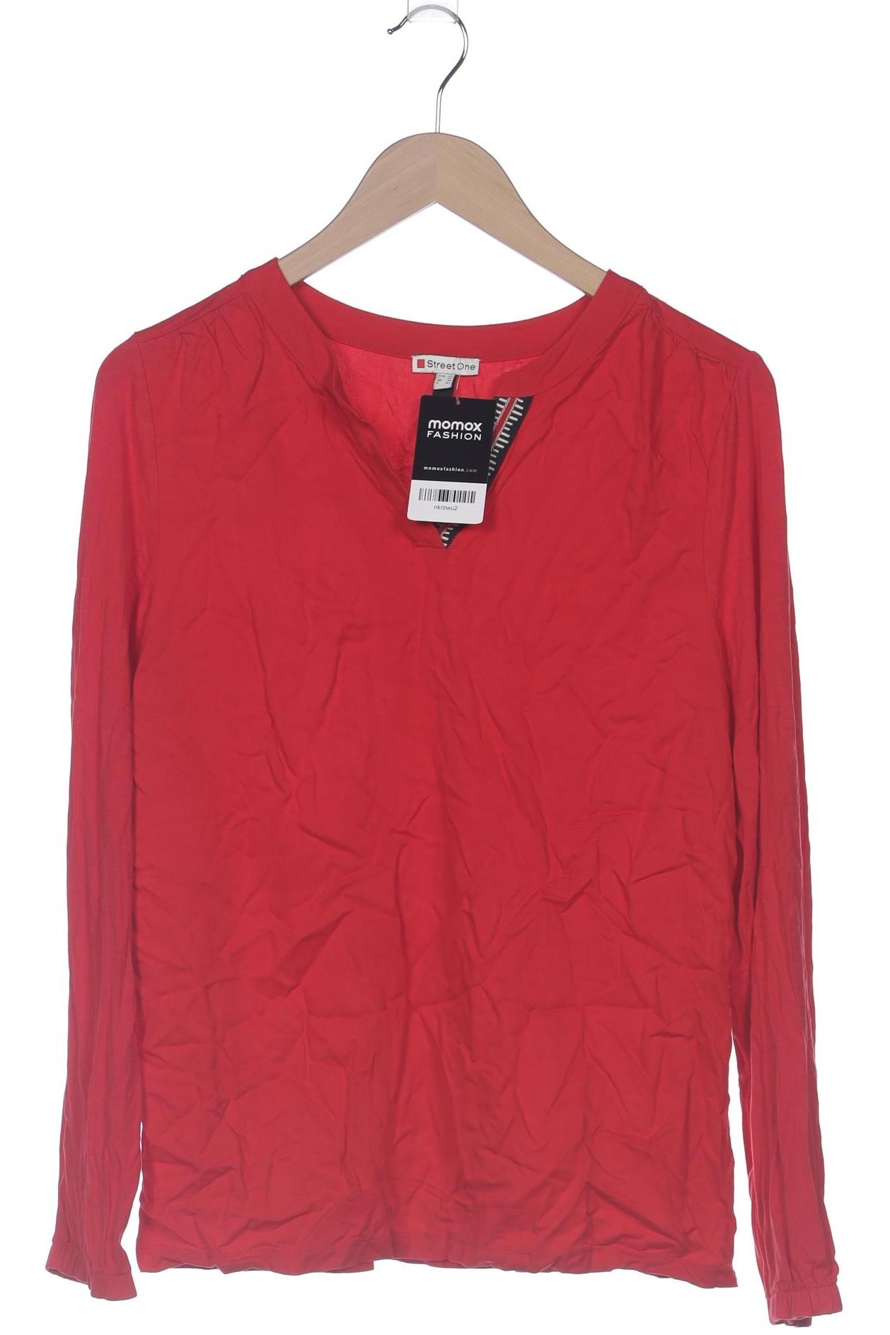 

Street One Damen Langarmshirt, rot, Gr. 40