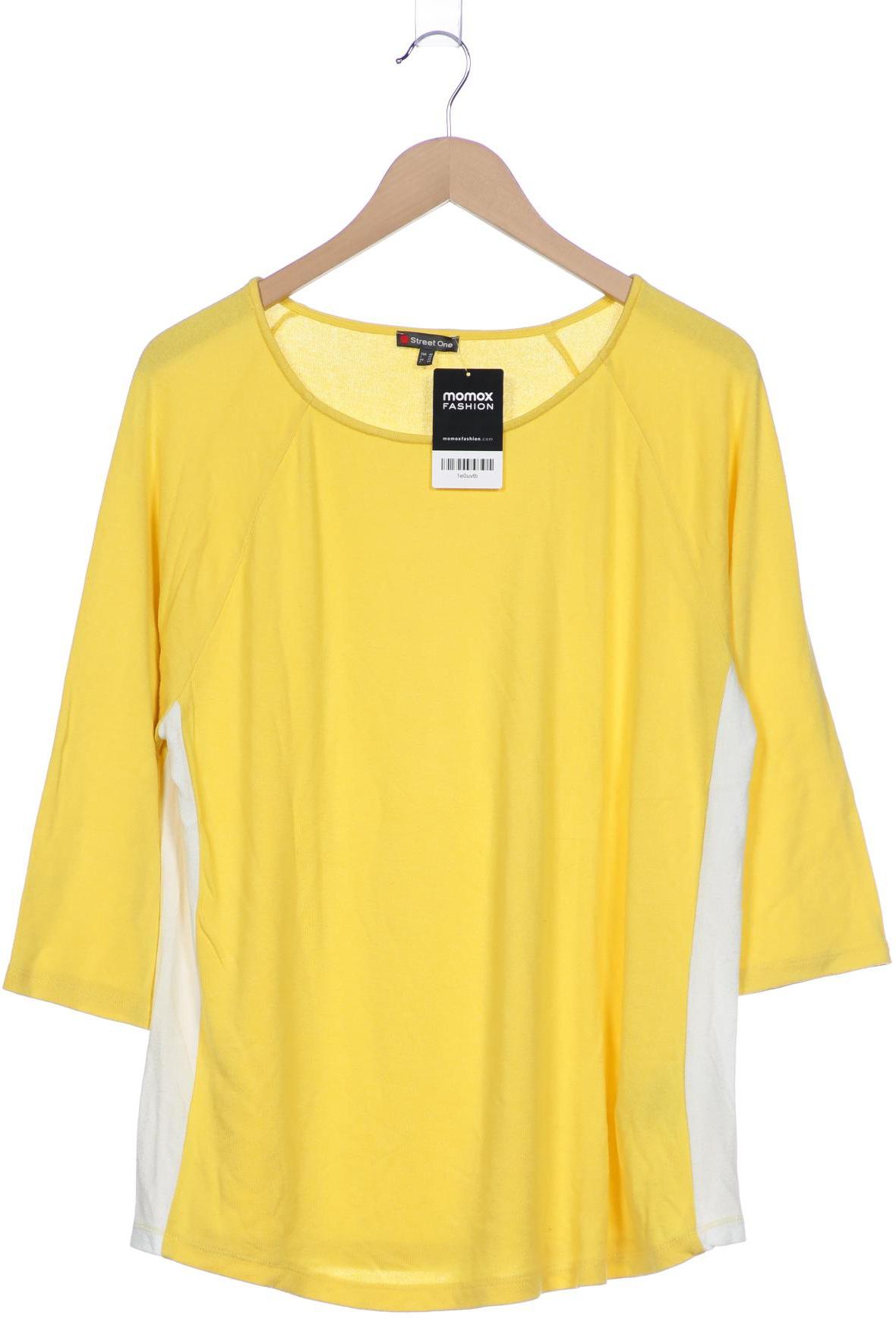

Street One Damen Langarmshirt, gelb, Gr. 46
