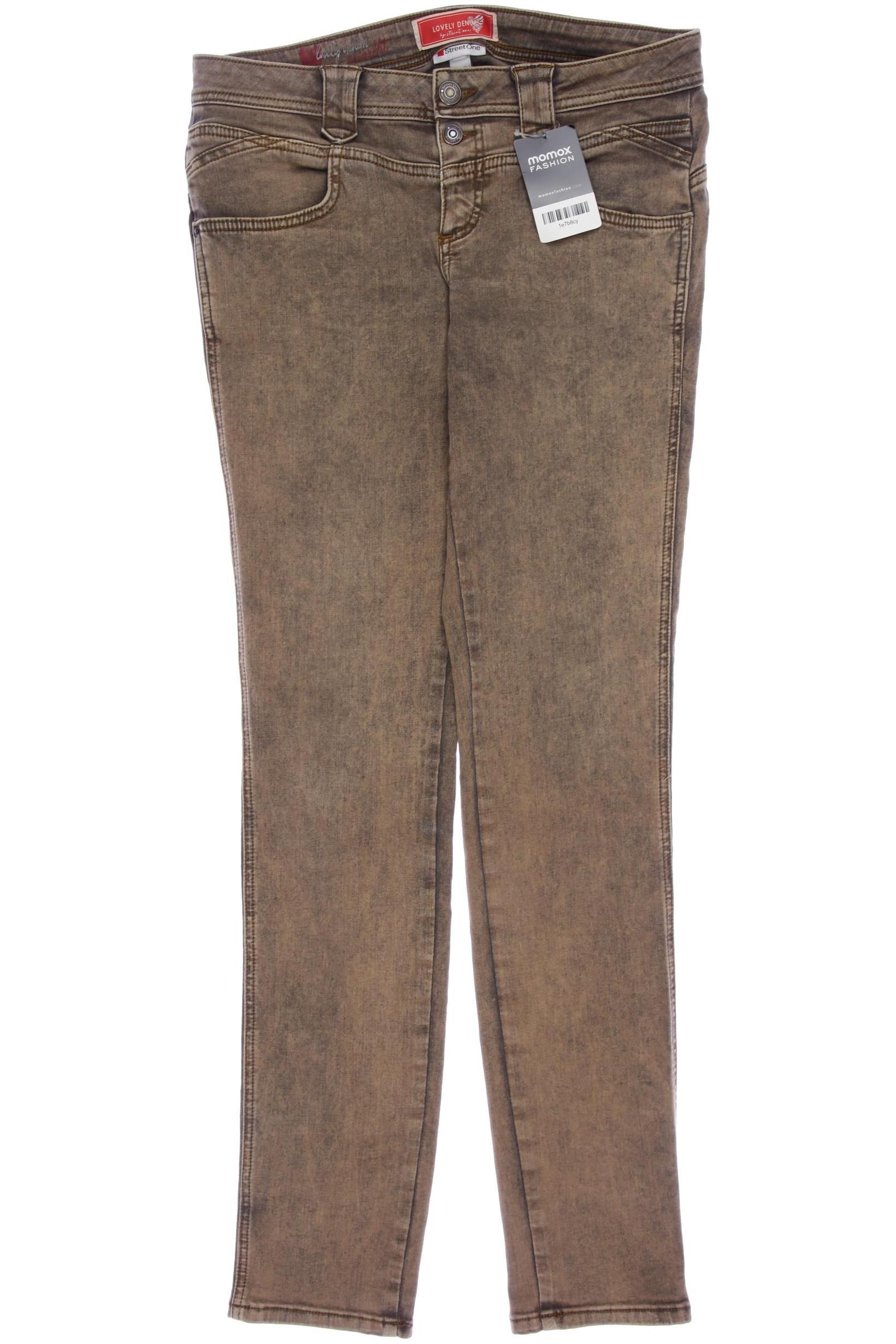 

Street One Damen Jeans, braun, Gr. 27