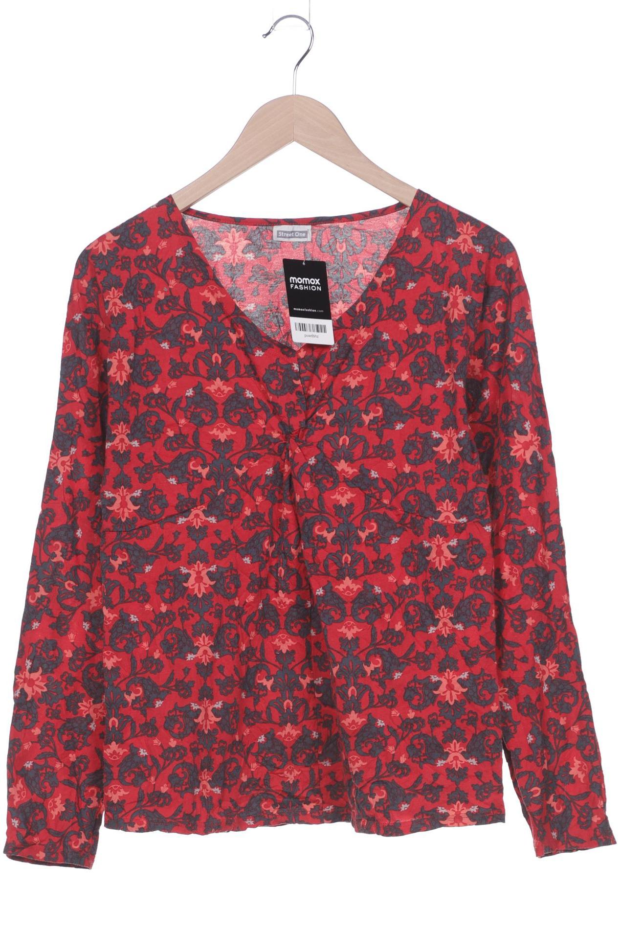 

Street One Damen Langarmshirt, rot, Gr. 38