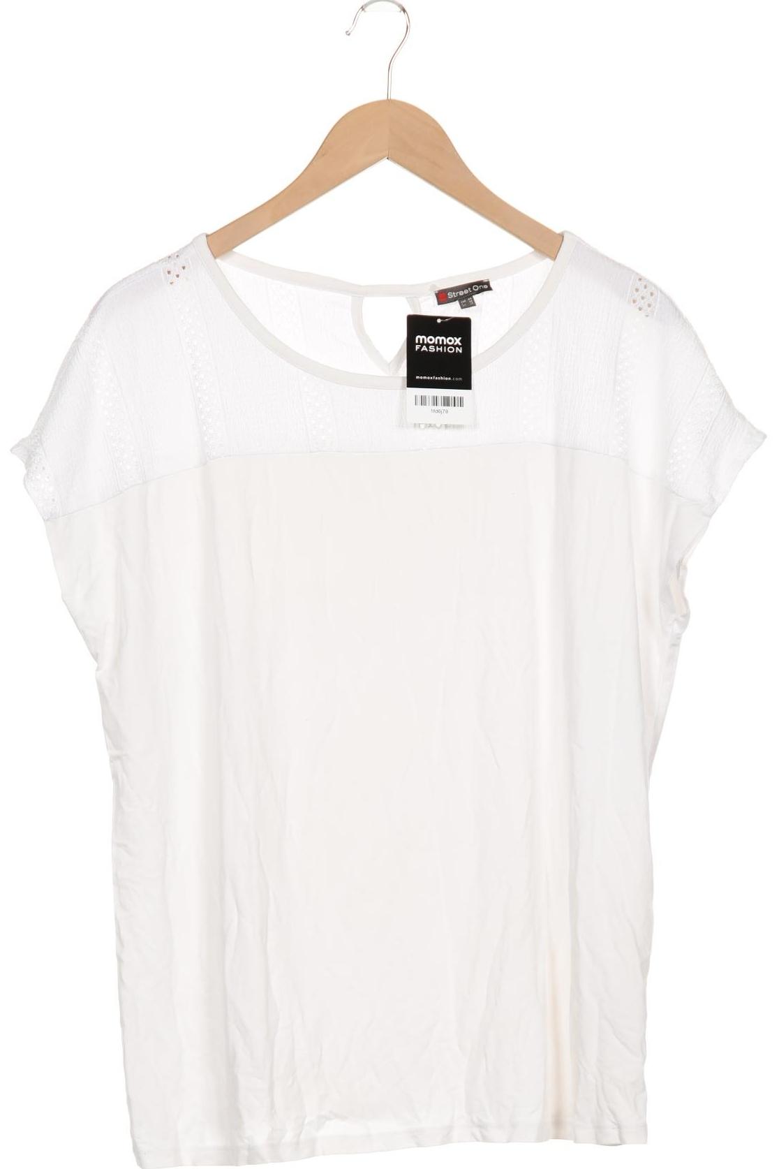 

Street One Damen T-Shirt, weiß, Gr. 44
