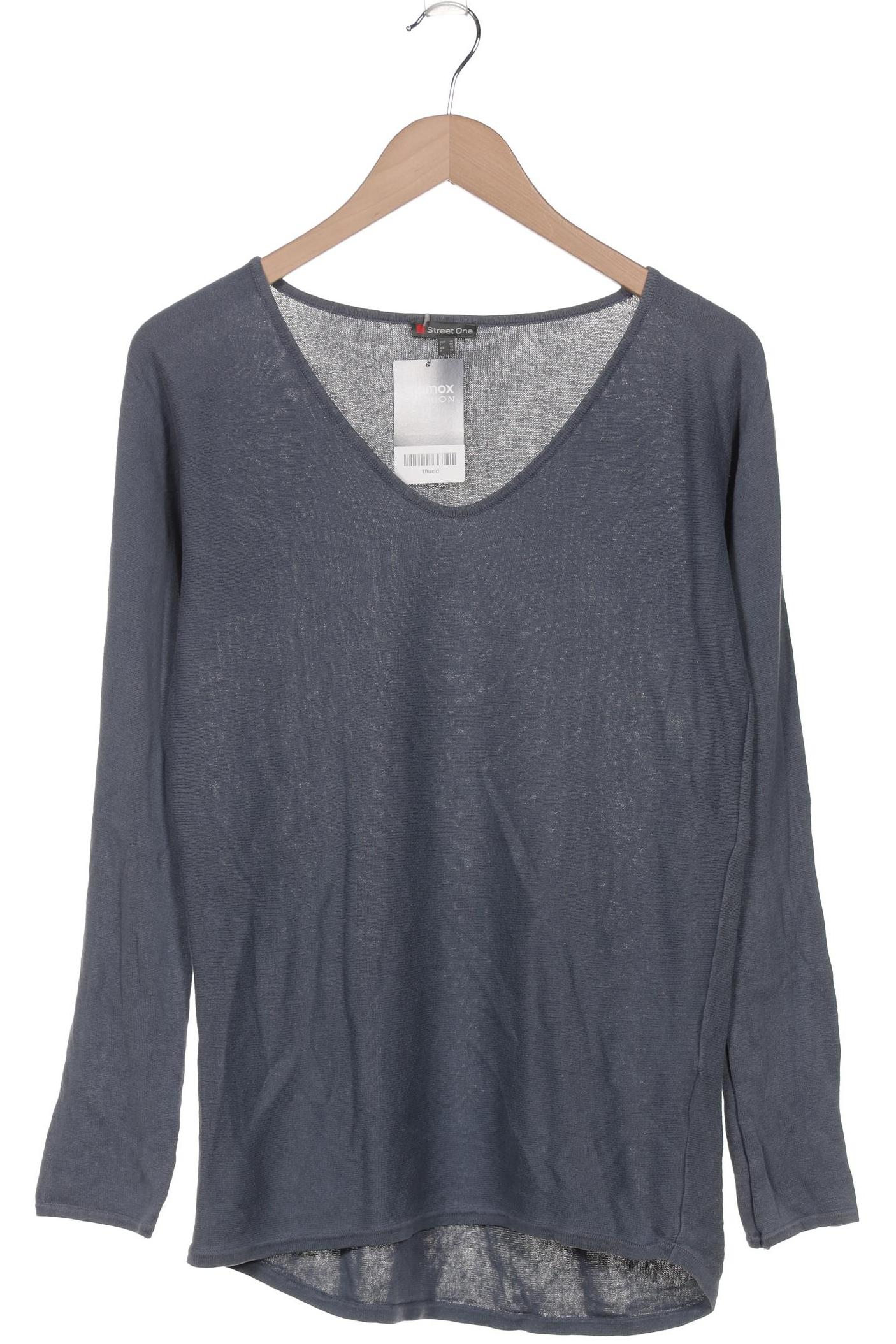 

Street One Damen Pullover, blau, Gr. 36