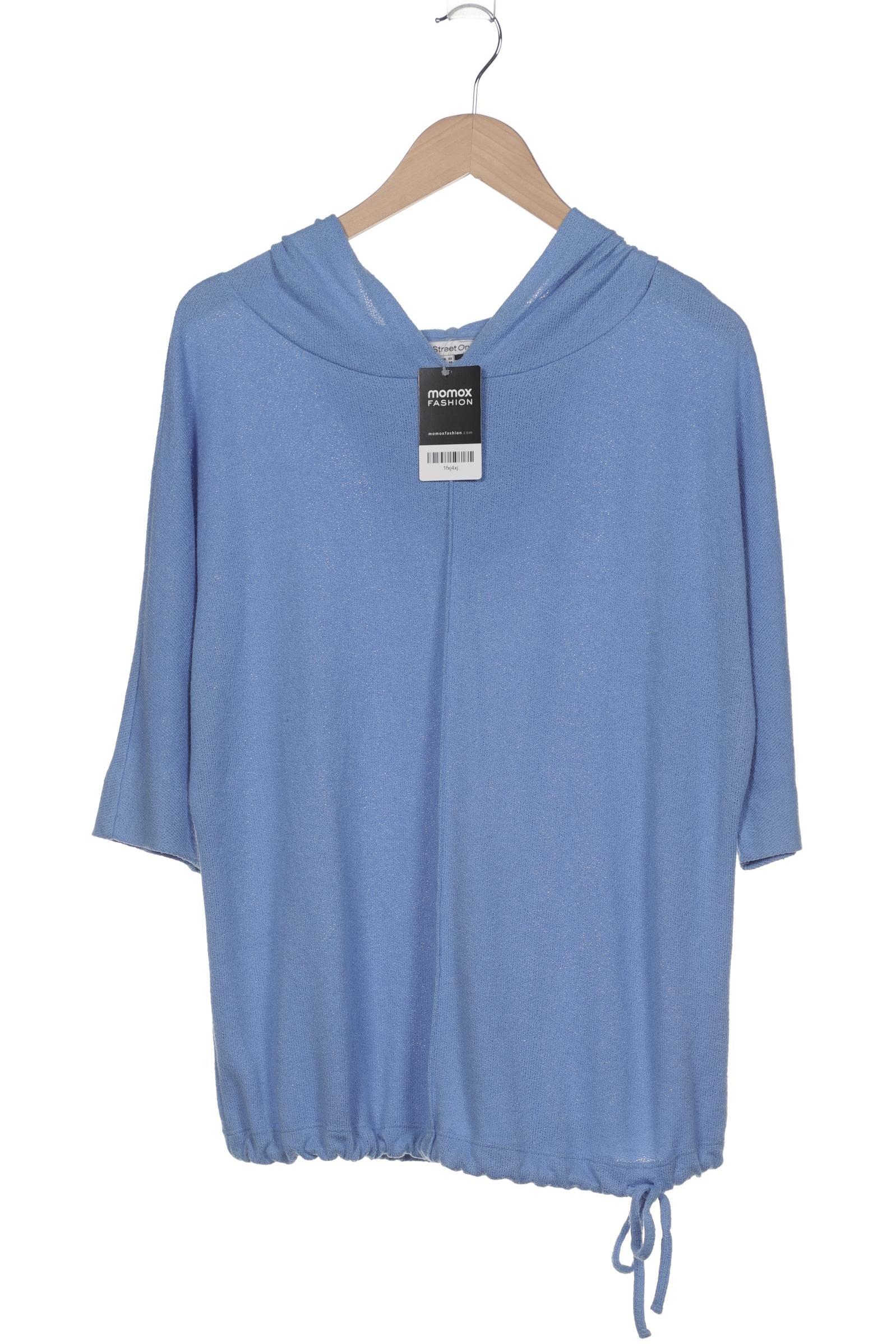 

Street One Damen Kapuzenpullover, blau, Gr. 44