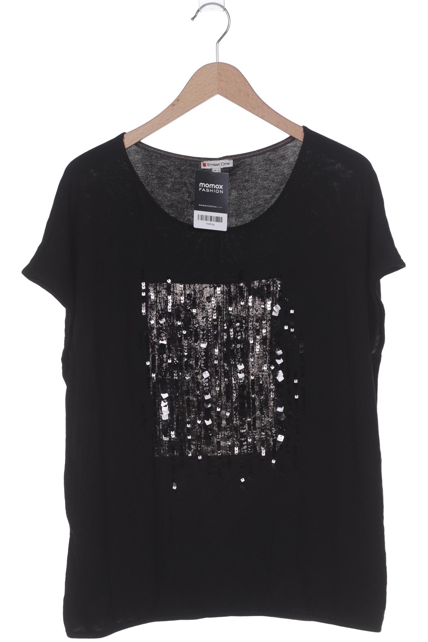 

Street One Damen T-Shirt, schwarz, Gr. 44