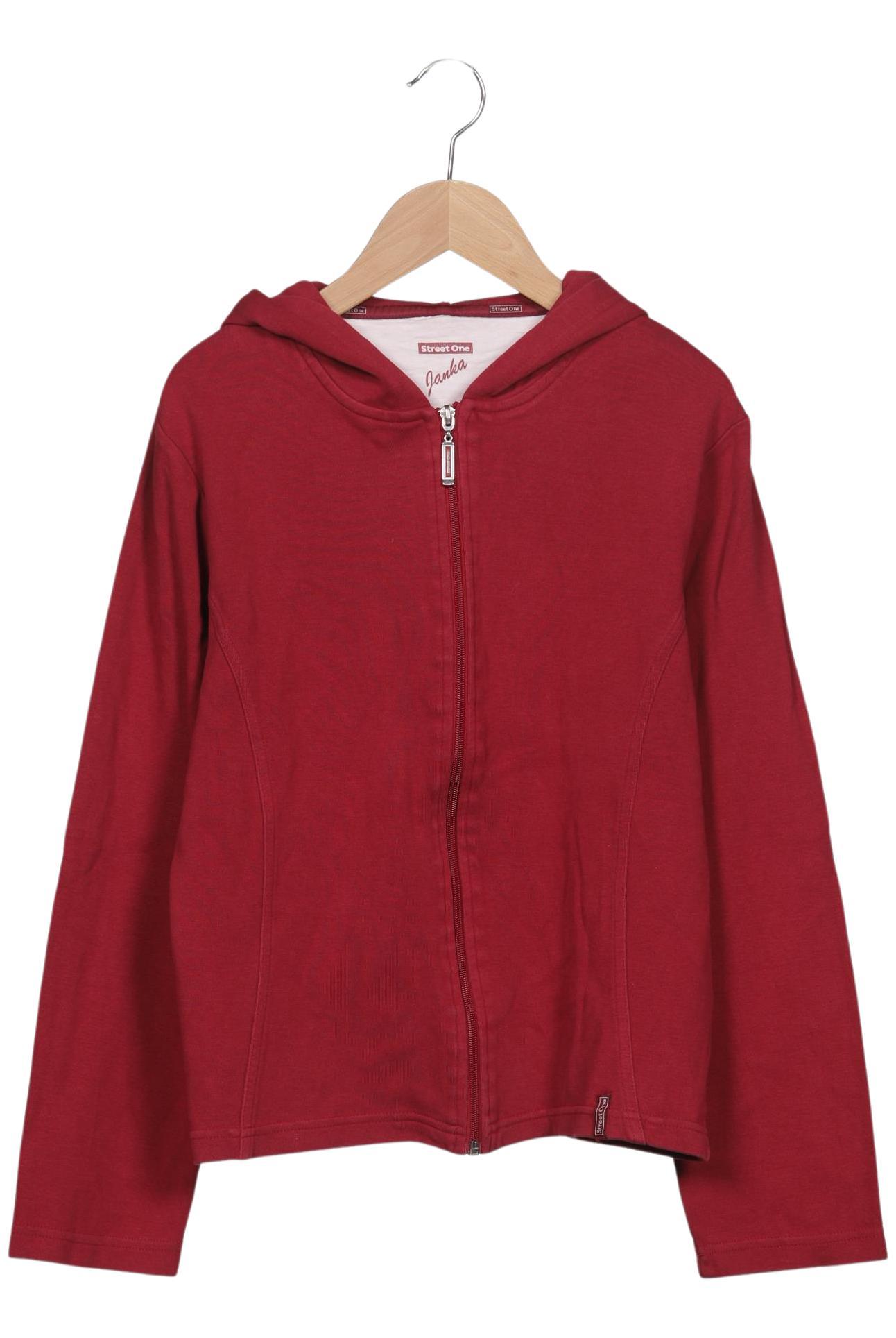 

Street One Damen Kapuzenpullover, rot, Gr. 42