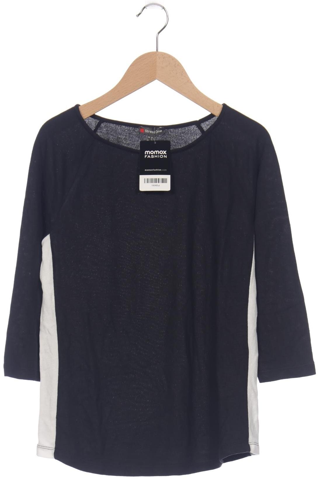 Thumbnail - Street One Damen Langarmshirt, schwarz, Gr. 34