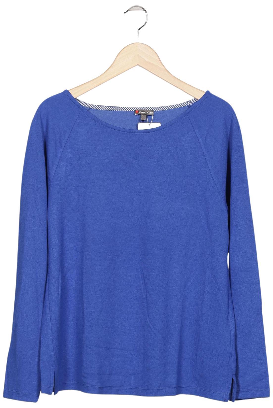 

Street One Damen Langarmshirt, blau, Gr. 40
