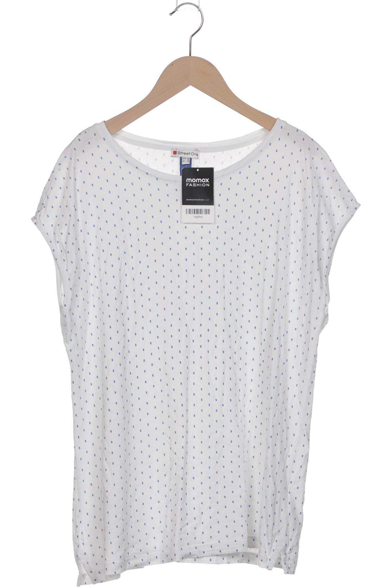 

Street One Damen T-Shirt, weiß, Gr. 44