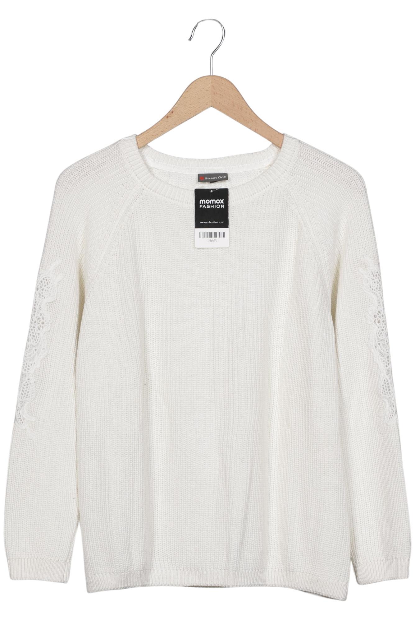 

Street One Damen Pullover, weiß, Gr. 38