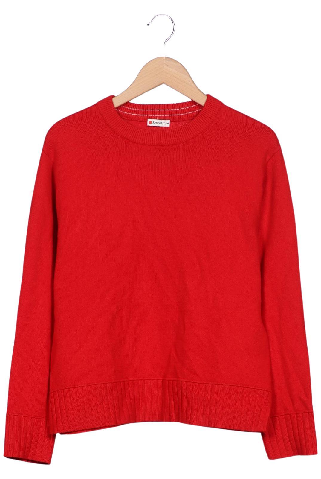 

Street One Damen Pullover, rot, Gr. 36