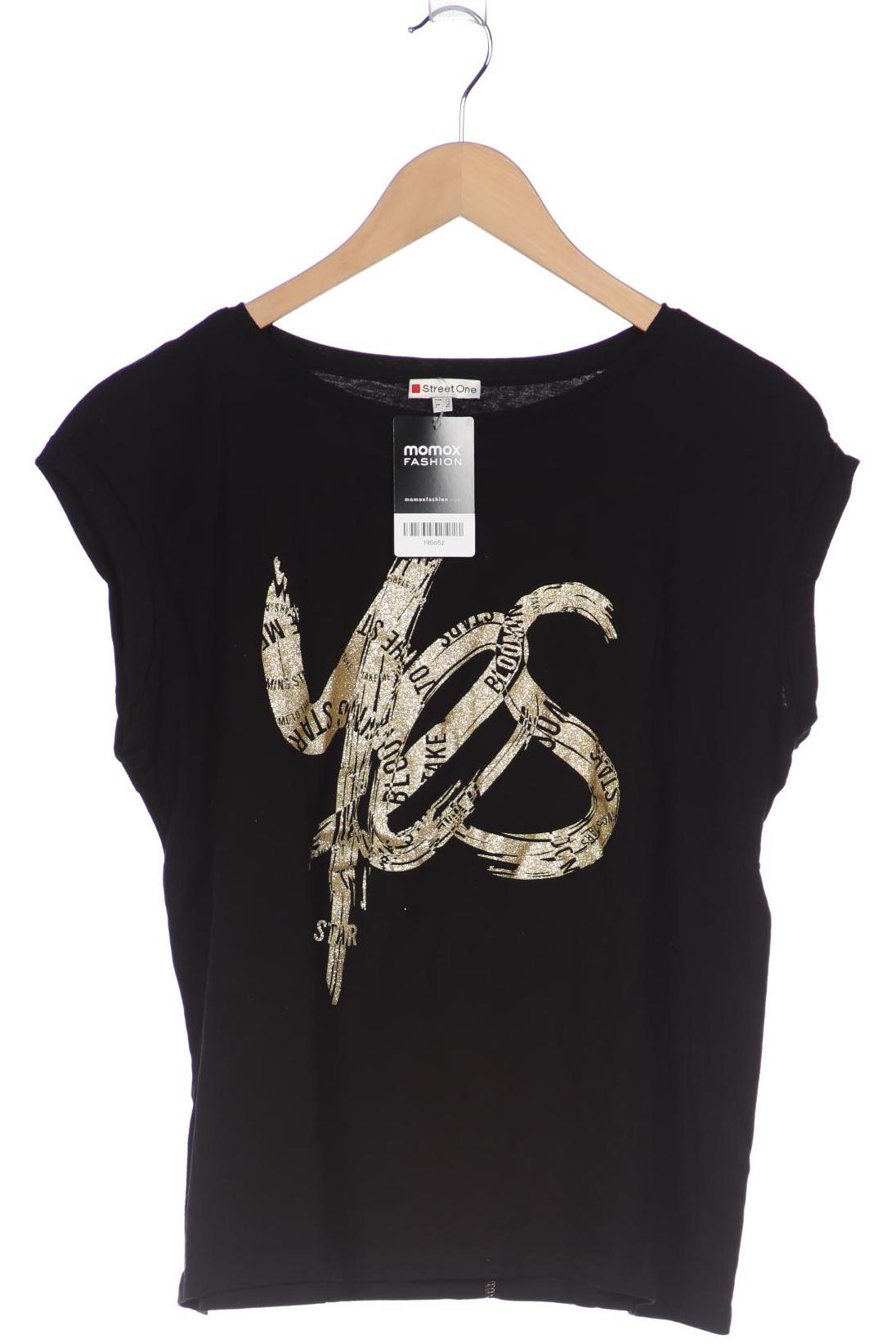 

Street One Damen T-Shirt, schwarz