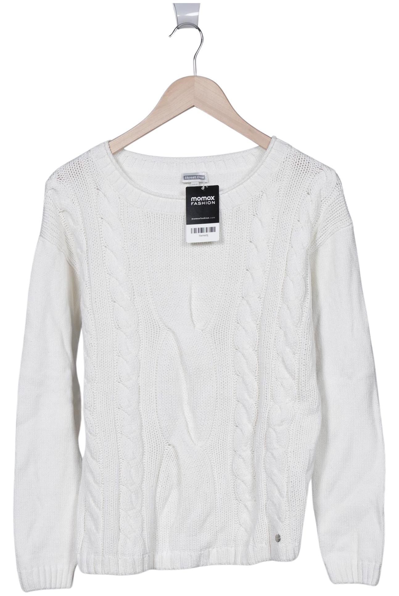 

Street One Damen Pullover, weiß, Gr. 40