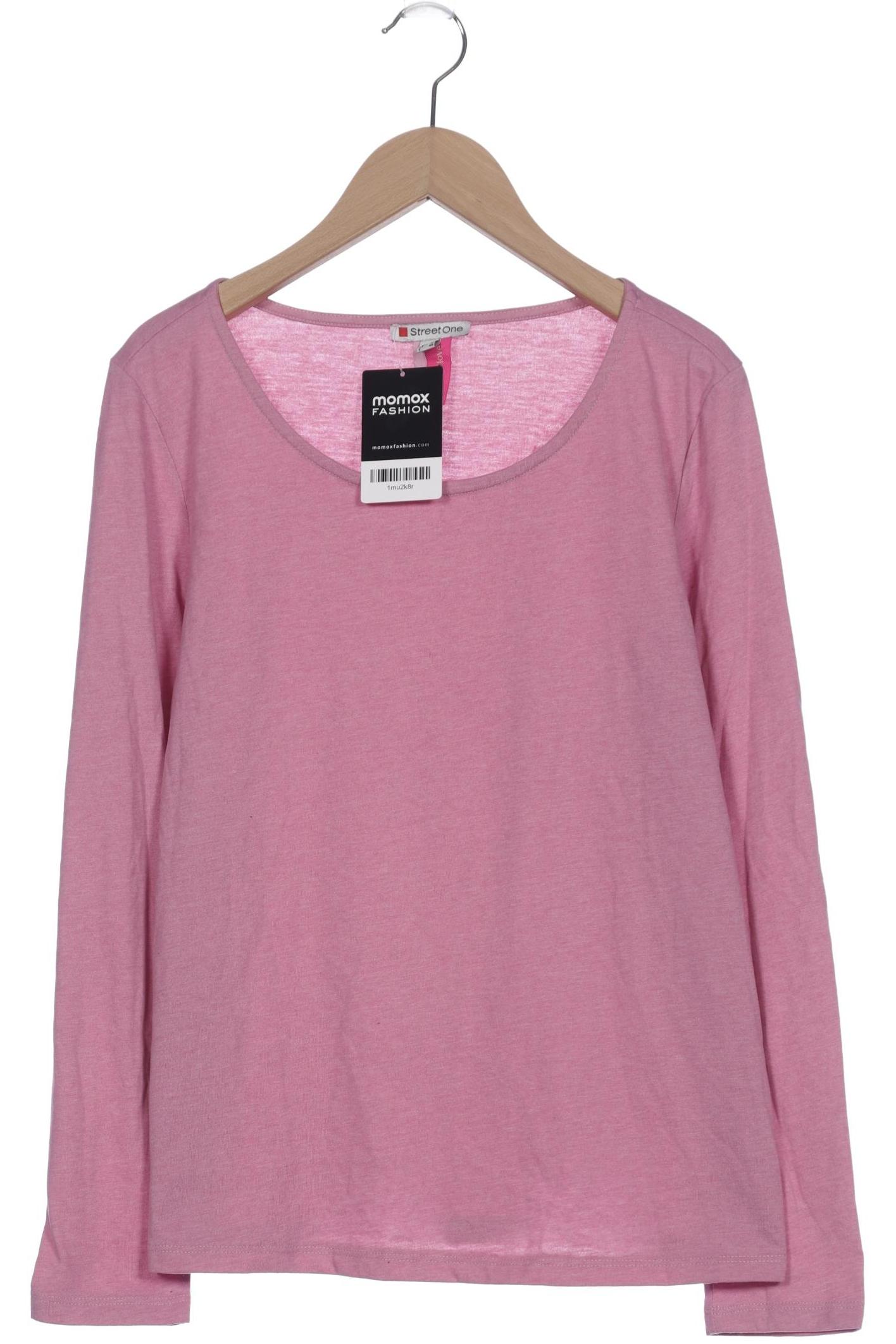

Street One Damen Langarmshirt, pink, Gr. 38